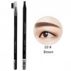 12 pièces crayon à sourcils étanche cordon de traction crayon à sourcils Peel-off longue durée stylo à sourcils Microblading 