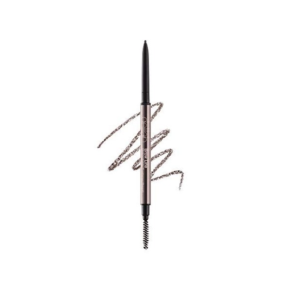 delilah Brow Line Retractable Eyebrow Pencil With Brush - Ash For Women 0.002 oz Eyebrow