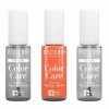 PODERM - LOT 3 PRODUITS | SOIN VERNIS PROFESSIONNEL COMPLET | Base Coat + Top Coat + Vernis Mangue TEA TREE | Prévention & Tr