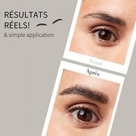 fleeky Kit Browhenna - couleur de sourcils on fleek, poudre de couleur au henné pour une coloration naturelle des sourcils, i