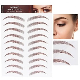 Autocollant de Tatouage de Sourcil Imperméable à Leau Longue Durée Autocollant de Transfert de Sourcil Naturel Toilettage de