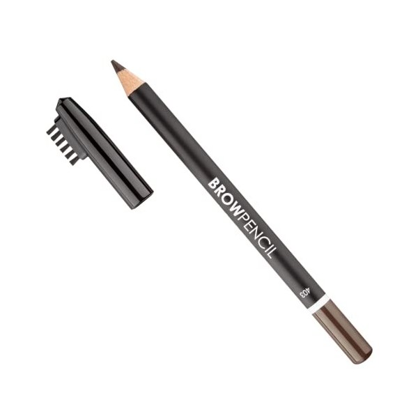 Lamel Crayon à Sourcils - Longue Durée - Brosse Incluse - Idéal pour Tout Type de Peau - Brun Clair N. 403