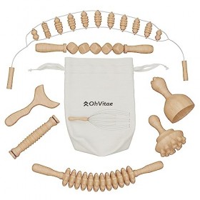 OH VITAE! Kit complet de bois avancé | raffermissant naturel naturel parfait pour la prévention et la réduction de la celluli