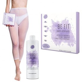 Short anti-cellulite imbiti + écoricharge – 5 traitements – Kit anti-cellulite avec short drainant réutilisable avec sel de l