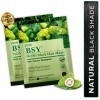 BSY Noni Black Hair Magic, Teinture noire pour cheveux à base de plantes avec des extraits de fruits hawaïens authentiques, s