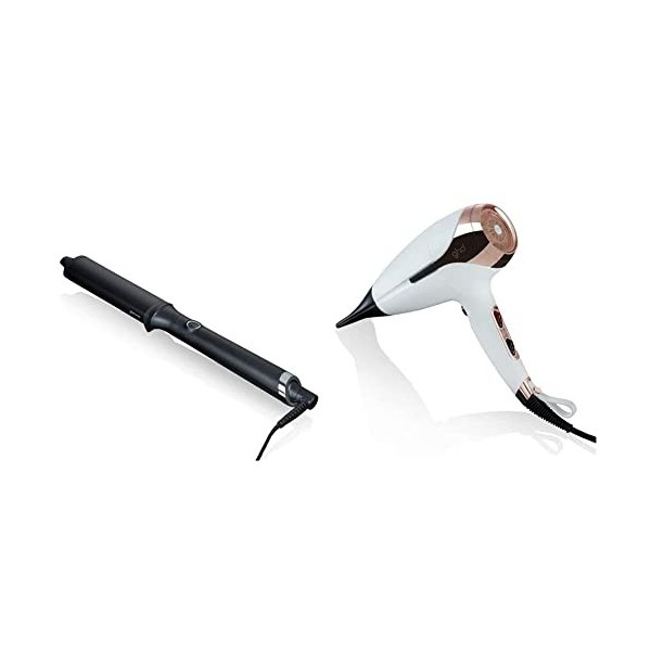 GHD - Curve Classic Wave Wand - Boucleur Noir & Helios - Seche Cheveux Blanc 