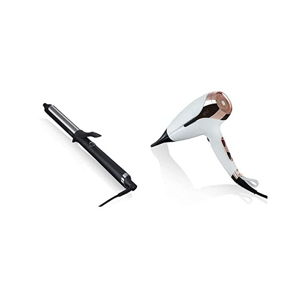 GHD - Curve Classic Wave Wand - Boucleur Noir & Helios - Seche Cheveux Blanc