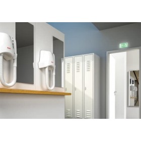 Starmix Sèche-cheveux AirStar TB-C1 - Sèche-cheveux efficace avec long tube pour un coiffage confortable 800 W, blanc 