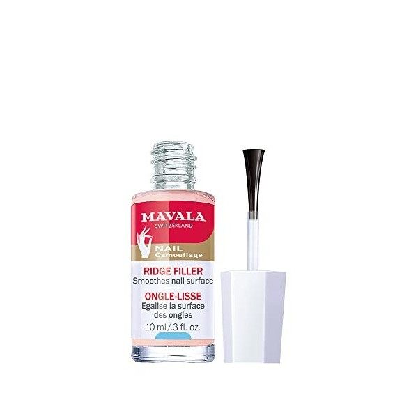 Mavala - Ongle-Lisse Vernis Satiné - Égalise la Surface des Ongles Striés - Base de Manucure pour une Parfaite Adhérence et u