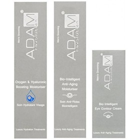 ADAM REVOLUTION Kit pour homme : Soin 2 Anti-Rides + Soin Hydratant Visage, 50 ml