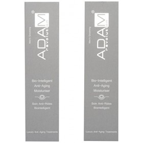 ADAM REVOLUTION Set Soin Anti-Rides Homme Bio-Intelligent, 2 x 50 ml