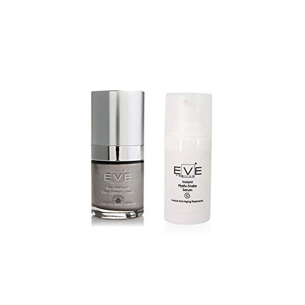 EVE REBIRTH Kit : Hyalu-Snake Sérum, 15 ml + Soin Anti-Rides Yeux Bio-Intelligent, 15 ml