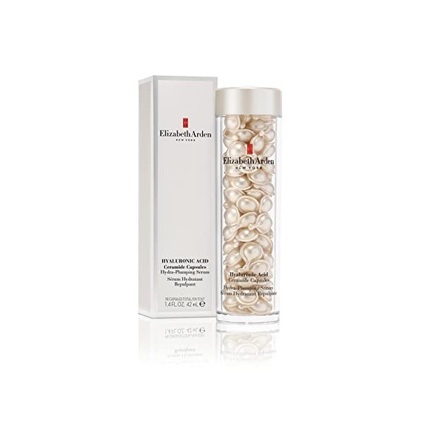 Elizabeth Arden, Hyaluronic Acid Ceramide Capsules, Sérum Visage Hydratant et Repulpant & Advanced Ceramide Capsules, Sérum J