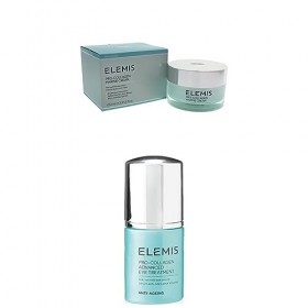 ELEMIS Crème marine pro-collagène, crème visage anti-rides, crème hydratante lissante 3-en-1 + ELEMIS pro-collagène traitemen