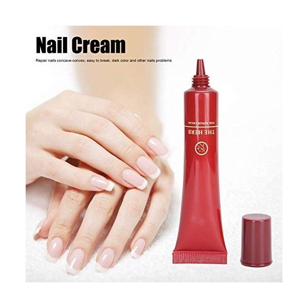 Crème pour les Ongles, ANGGREK 15g Crème pour les Ongles Portable Crème de Soin Nourrissante Crème de Protection Réparatrice 