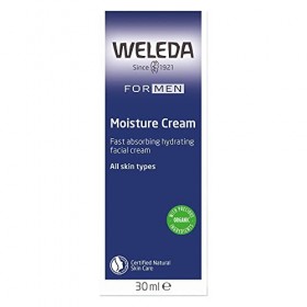 WELEDA - Crème Hydratante Homme - Tous Types de Peaux - Hydrate et Protège - Texture Légère - Tube 30&nbsp;ml Lot de 2 