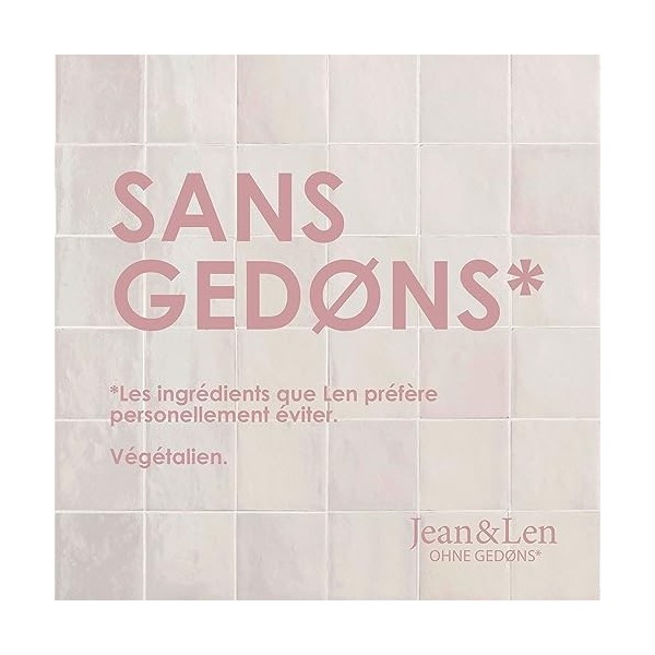 Jean & Len Crème visage sans parfum huile damande & niacinamide, convient aux peaux sensibles, hydratation 24h, effet relipi