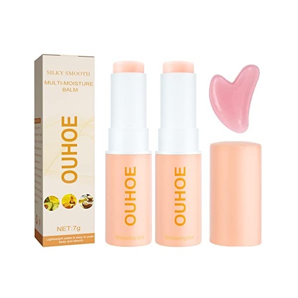 Wrinkle Bounce Multi Balm 2 BâTons Baume Anti Rides Stick Multi Baume Hydratant Multi Balm Pour Visage Et Le Corps Multi Purp