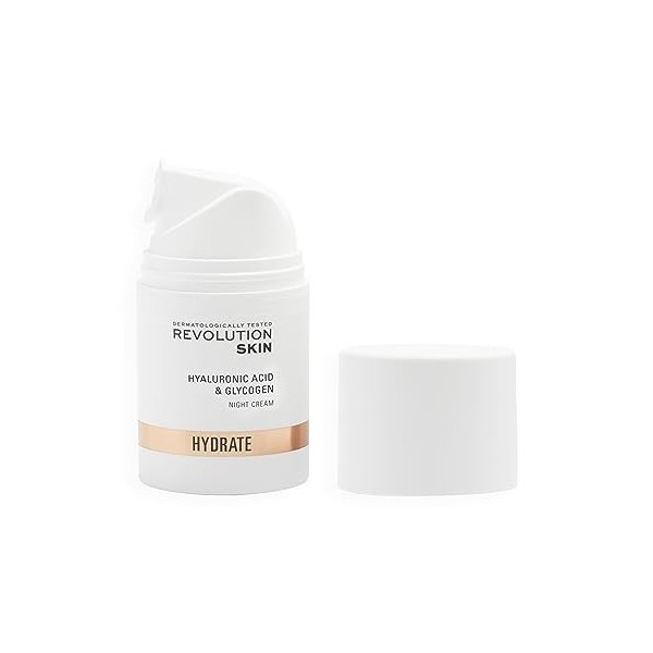 Revolution Skincare Acide Hyaluronique & Glycogène Crème de Nuit