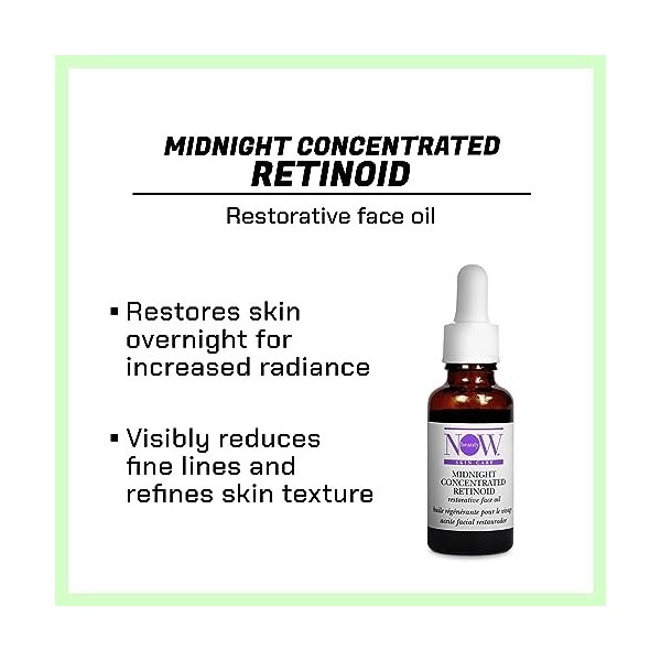 Now Beauty Midnight Concentrate Retinoid Face Oil For Unisex 1 oz Oil