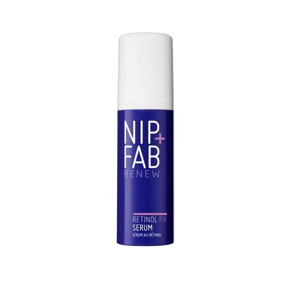 Nip+Fab RETINOL FIX SERUM 3% - High-Performance, Time-Release Serum with Encapsulated Pure Retinol, Bakuchiol, and Peptide Co