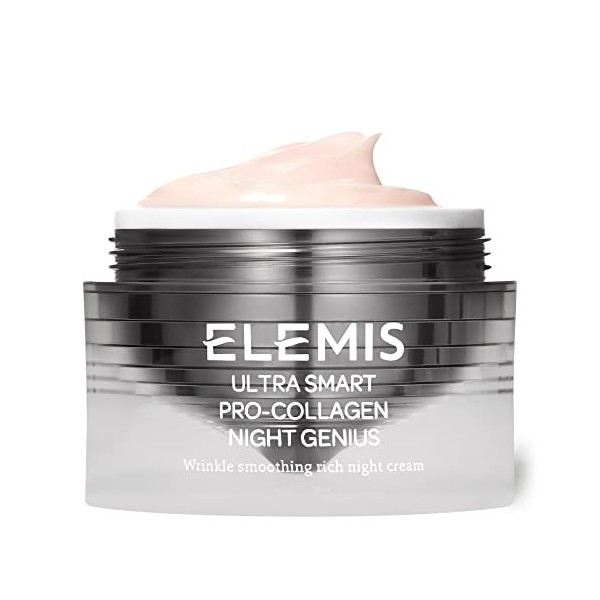 ELEMIS Night genius ultra smart pro-collagène, puissante récupération nocturne, pour la lutte naturelle de la peau contre les