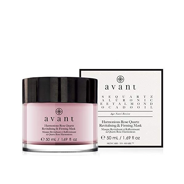 AVANT Masque Revitalisant/Raffermissant au Quartz Rose Harmonieux, 50 ml