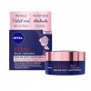 NIVEA Vital Éclat Soin de nuit 1 x 50 ml , Crème de nuit enrichie en huile de pétales de rose et calcium, Crème hydratante b