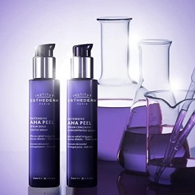 Institut Esthederm - Intensive AHA Peel - Sérum Doux - Reliefs Irréguliers, Pores Dilatés, Teint Terne - Lisse et Affine le G