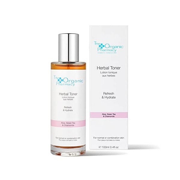 The Organic Pharmacy Rafraîchissement de Toner à Base de Plantes et Hydrate la Peau Normale à Mixte la Norme