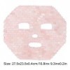 Masque Facial en Jadestone, Couverture de Sommeil Faciale en Jadestone pour les Cernes du Spa Quartz Rose 