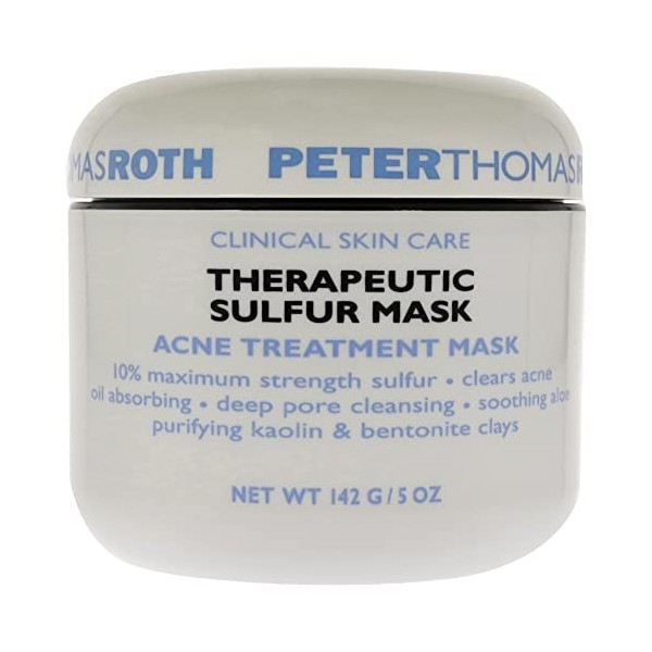 Peter Thomas Roth Peter Thomas Roth Therapeutic Sulfur Masque, 5.0 Ounce Bouchon doreille 2 Centimeters Noir Black 