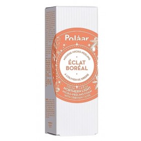 Polåar - Mousse Micro-Peeling Éclat Boréal à l’Olivier de Sibérie - Soin Nettoyant Visage - Illumine le teint, Grain de peau 
