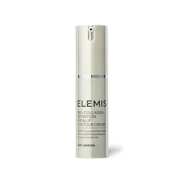 ELEMIS Crème raffermissante de définition pour contour des yeux & lèvres pro-collagen definition, crème nourrissante pour lis