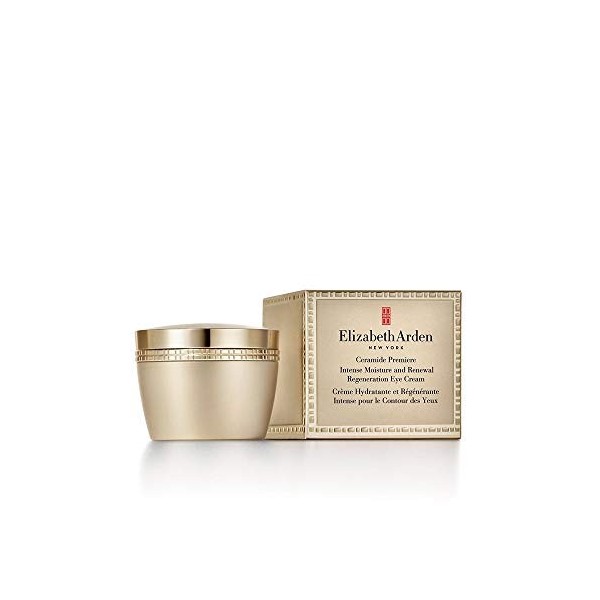 Elizabeth Arden Ceramide Premiere, Crème Hydratante et Régénérante pour le Contour des Yeux 15 ml Revitalise et Illumine