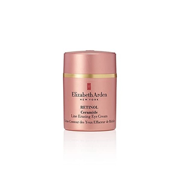 Elizabeth Arden Retinol Ceramide, Crème Contour des Yeux Effaceur de Ridules, Anti-Rides et Anti-Âge