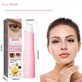 Mikabila Eye Stick pour Les Cernes,Bâton de Baume Hydratant sous les Yeux,Baume rafraîchissant pour les yeux pour les cernes 