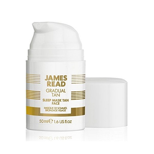 JAMES READ Masque bronzant de nuit pour le visage, 50ml