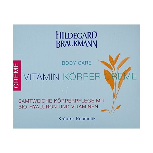 Hildegard Braukmann Soin Corps Crème pour Corps aux Vitamines pour Femme 200 ml