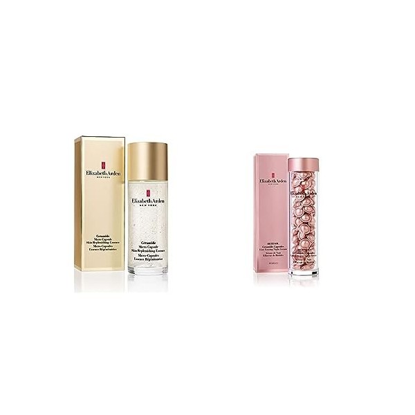 Elizabeth Arden - Ceramide - Micro-Capsules Essence Regénératrice - Formule Hydratante & Revitalisante+Retinol Ceramide Capsu