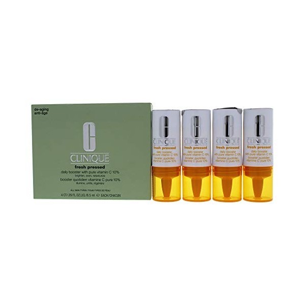 Clinique Fresh Pressed Booster Quotodien vitamine C pure 10% 4x8,5ml`