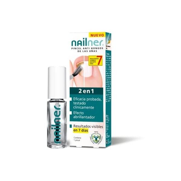 Nailner 2 En 1 Pincel Anti Hongos Uñas