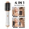 Air Styler 4 EN 1, UKLISS Brosse Soufflante, Brosse Seche Cheveux, Sécher, Lisser, Coiffer, 3 Températures, Sèche - Cheveux M