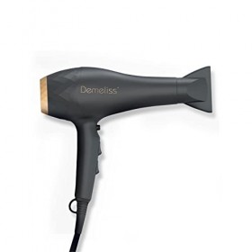 Demeliss - Saint Algue - SALON SERIES 2200, Sèche-cheveux professionnel. 2 Vitesses, 3 Températures, 2 embouts : concentrateu