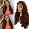 13x6 Perruque Longue Glueless Wig Perruque Cheveux Humains Brésiliens Lace Front Wig Remy 180% Densité avec Baby Hair Human H