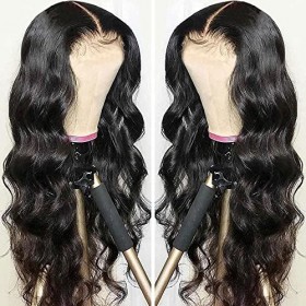 30inch perruque cheveux humain Perruque lace front cheveux naturels brésilienne body wave lace wig human hair cheveux bresili