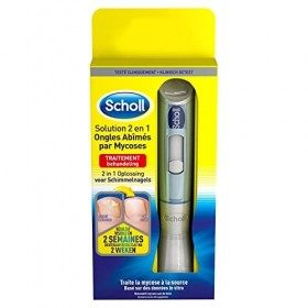 SCHOLL Mycose des Ongles Solution 2 en 1 Ongles Abîmés - Lot de 2
