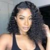 Deep Wave Bob Wigs Glueless Short Cheveux humains bouclés profonds Bob Perruque HD Invisible Deep Curl Human Hair Lace Front 