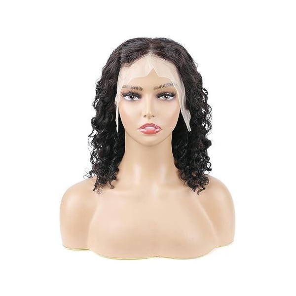 Deep Wave Bob Wigs Glueless Short Cheveux humains bouclés profonds Bob Perruque HD Invisible Deep Curl Human Hair Lace Front 