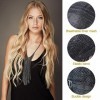 FENYW Perruques Ombré Blonde pour Femmes, 65cm Longue Vague Naturelle, Perruque Synthétique Résistante à la Chaleur Perruques